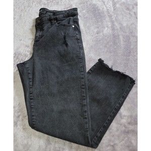 Buffalo David Bitton Womens Jeans Jayme Size 12/32 Raw Hem Straight Leg